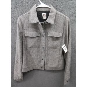 NWT Anne Klein Lined Black White Blazer Jacket Women's Size 4 - MSRP $159